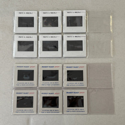 Vintage Peugeot 905 Racing Car Press Kit Motorsport Race Photos 35mm Slides