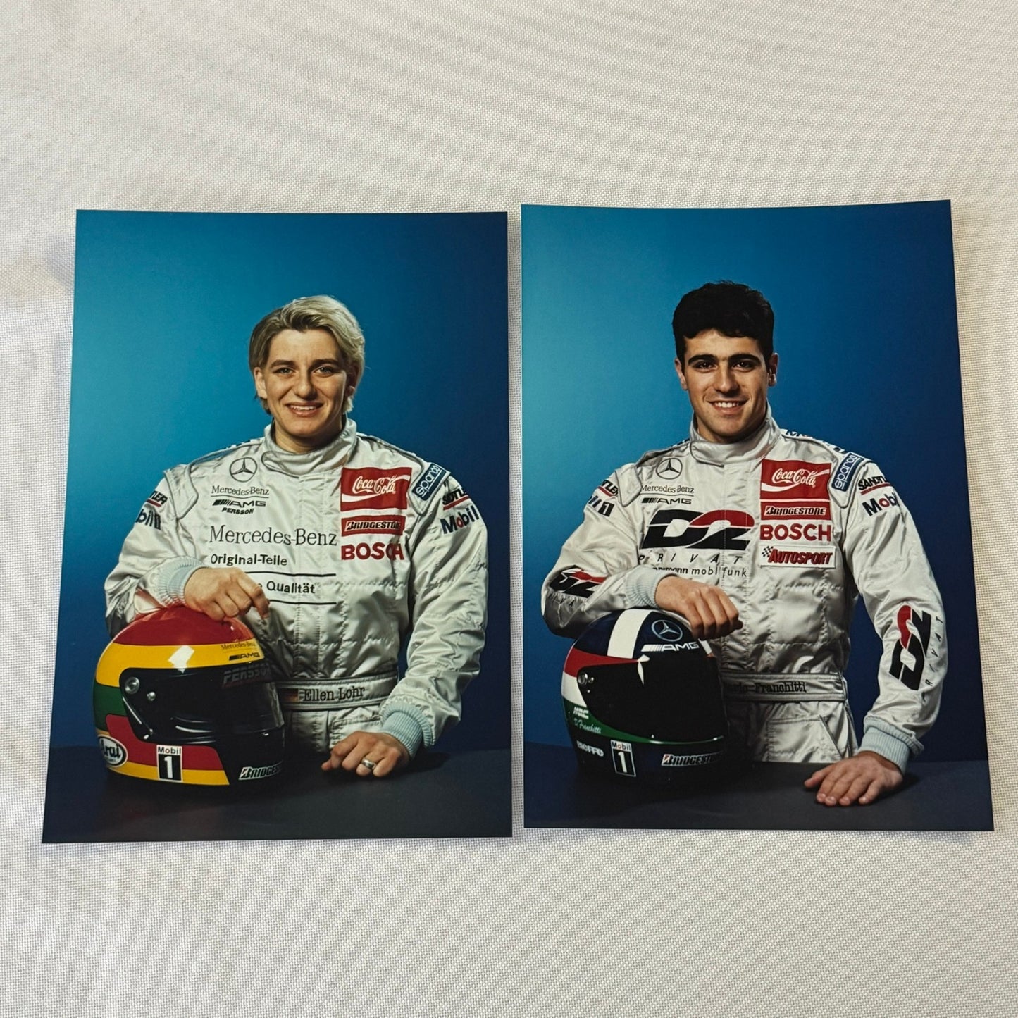1996 Mercedes ITC AMG Racing Press Kit Dario Franchitti Ellen Lohr Kurt Thiim