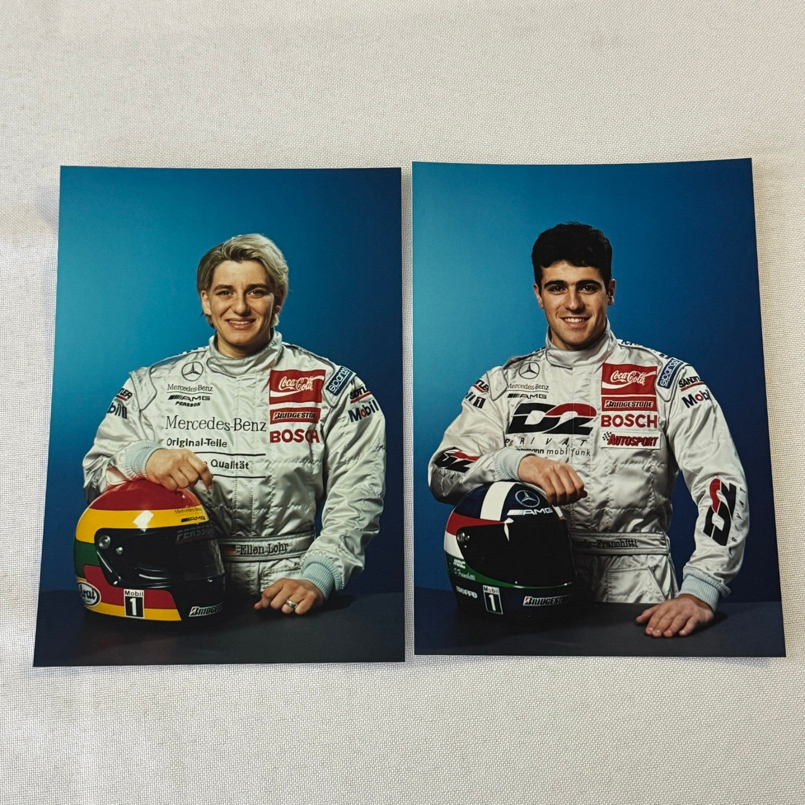 1996 Mercedes ITC AMG Racing Press Kit Dario Franchitti Ellen Lohr Kurt Thiim