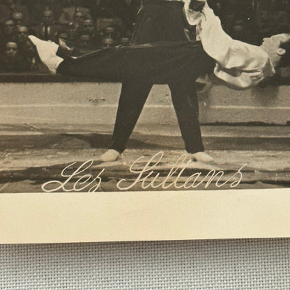 Vintage Circus Acrobat Act Balancing Photo Photograph Lisboa Portugal