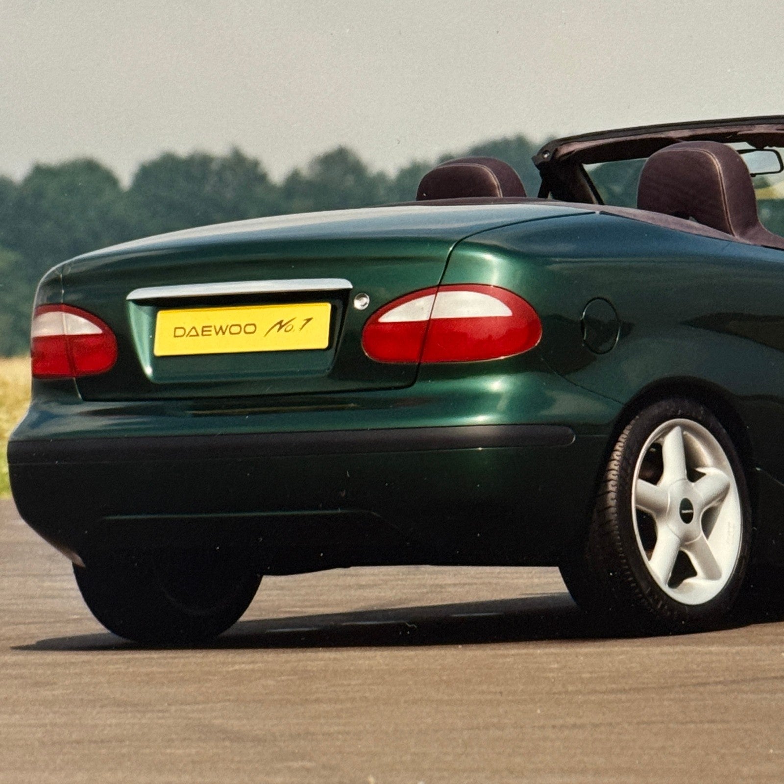 Daewoo Concept Car Photo Daewoo No 1 Roadster Convertible Photograph Lot 2x