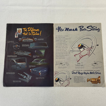 1953 Nash Car Sales Brochure Catalog Advertising Statesman Airflyte Ambassador
