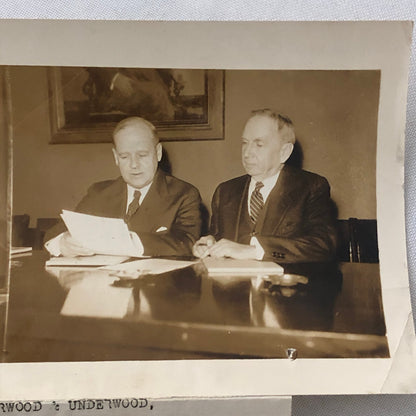 Press Photograph Photo NRA Emergency Council Directors 1934 Underwood Photo