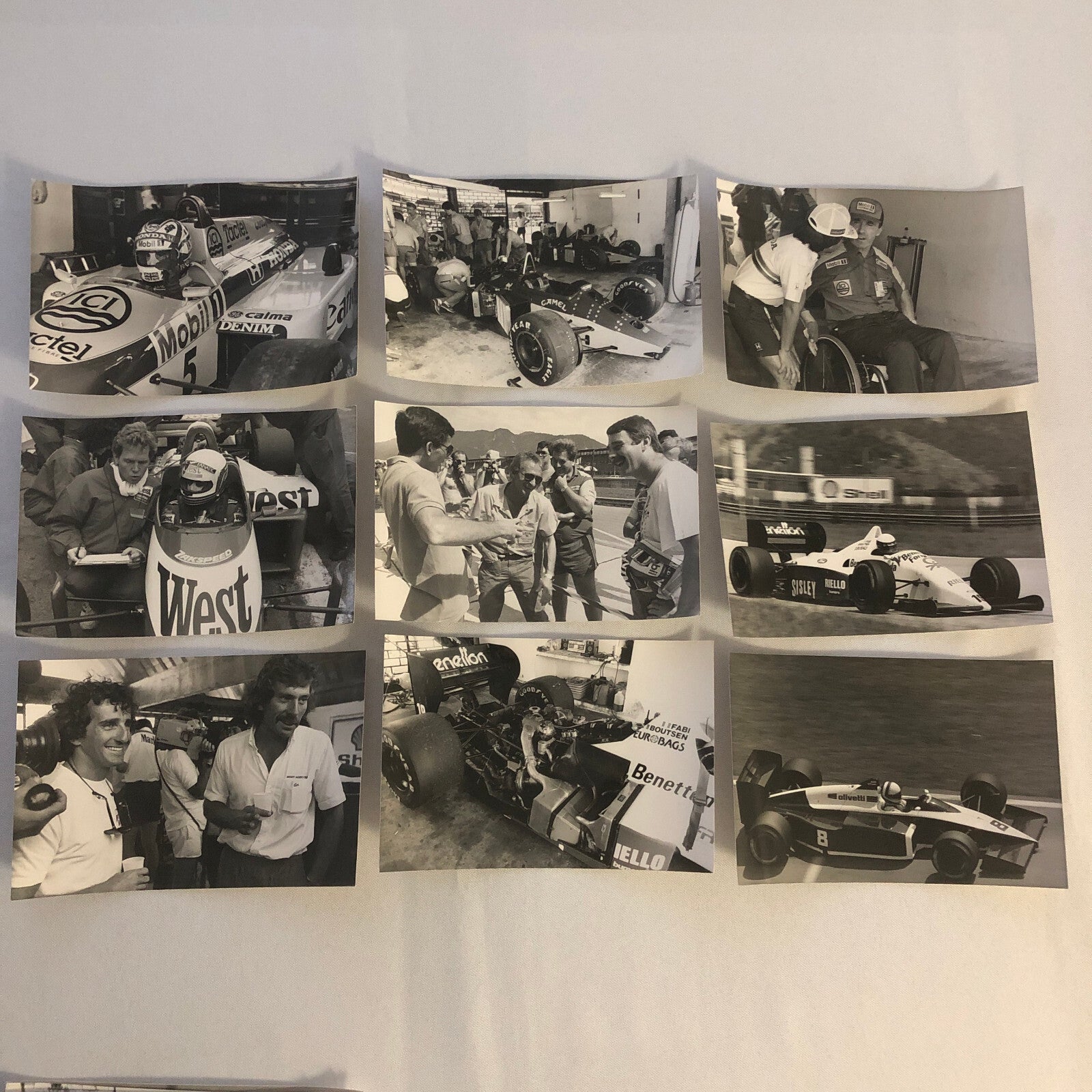 1987 Brazilian Grand Prix Formula One Racing Photo Lot 29x Ayrton Senna +