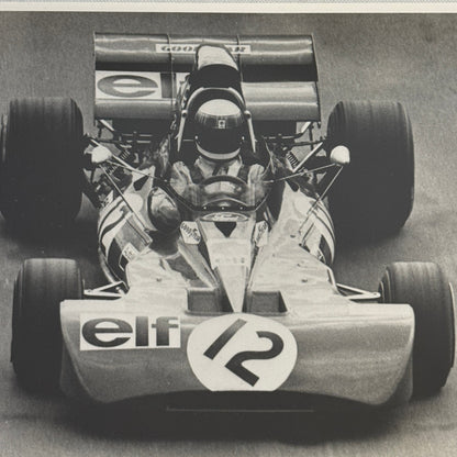 Vintage Racing Photo Photograph Watkins Glen Jackie Stewart Tyrrell Ford Car