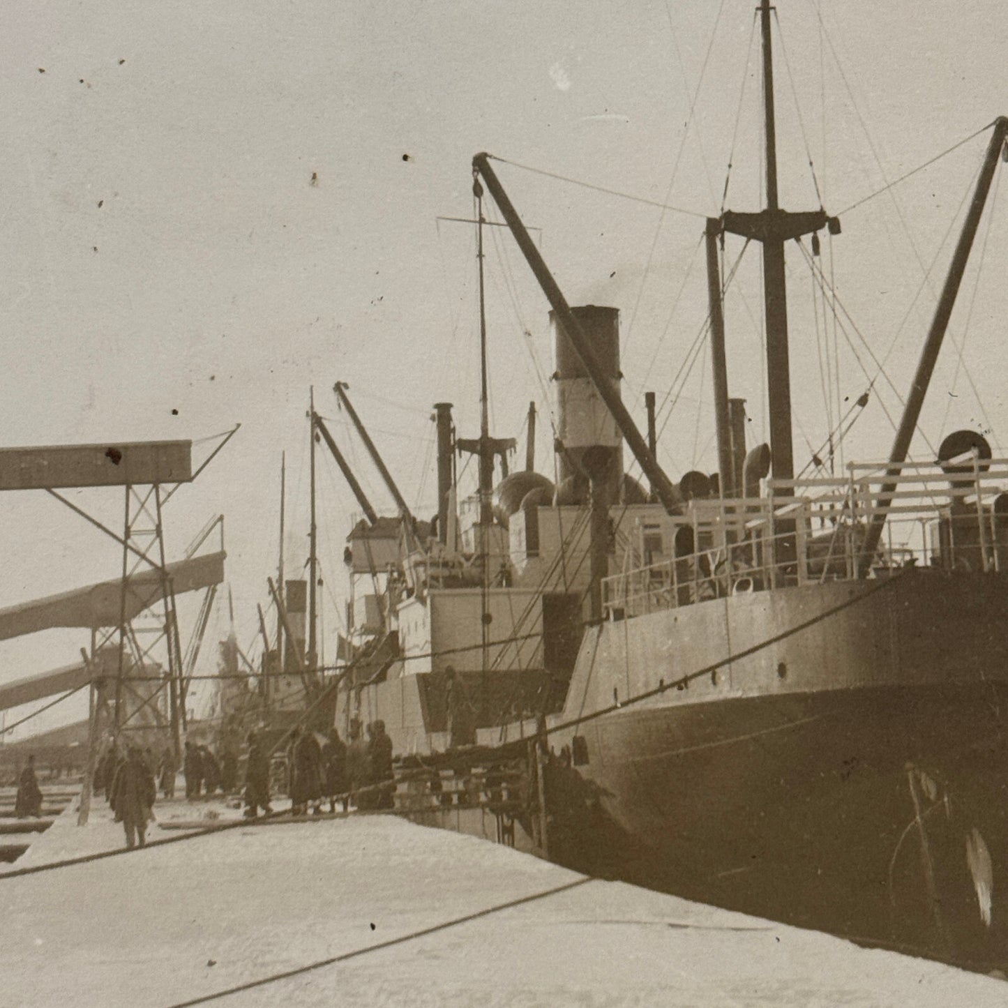 Vintage Boat Ship Photograph Nautical Antique Photo Newark USA