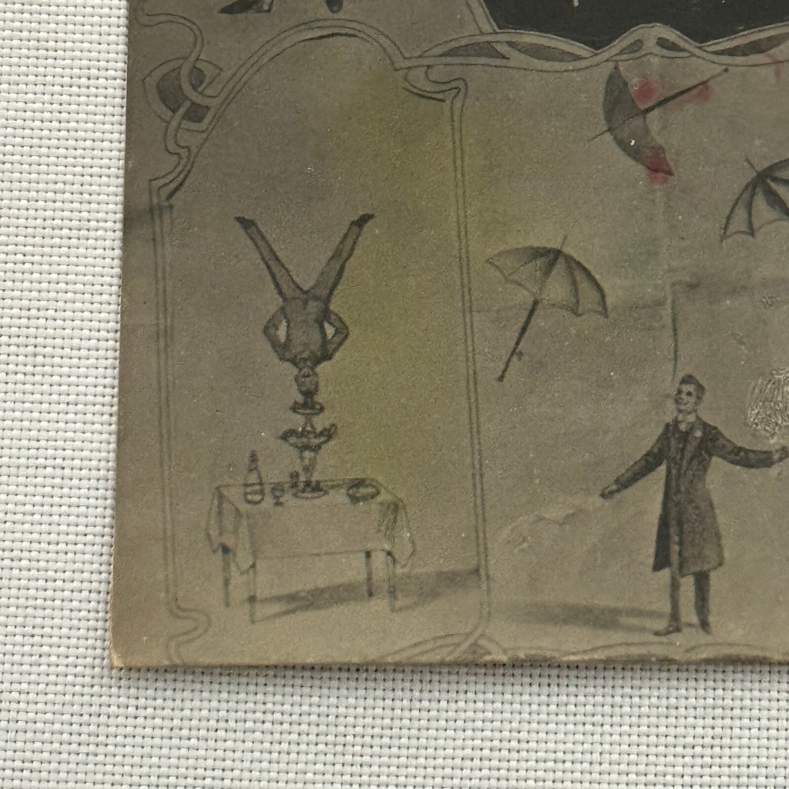 Vintage Circus Act Postcard Post Card E Marlo Acrobat Juggling Balancing Act