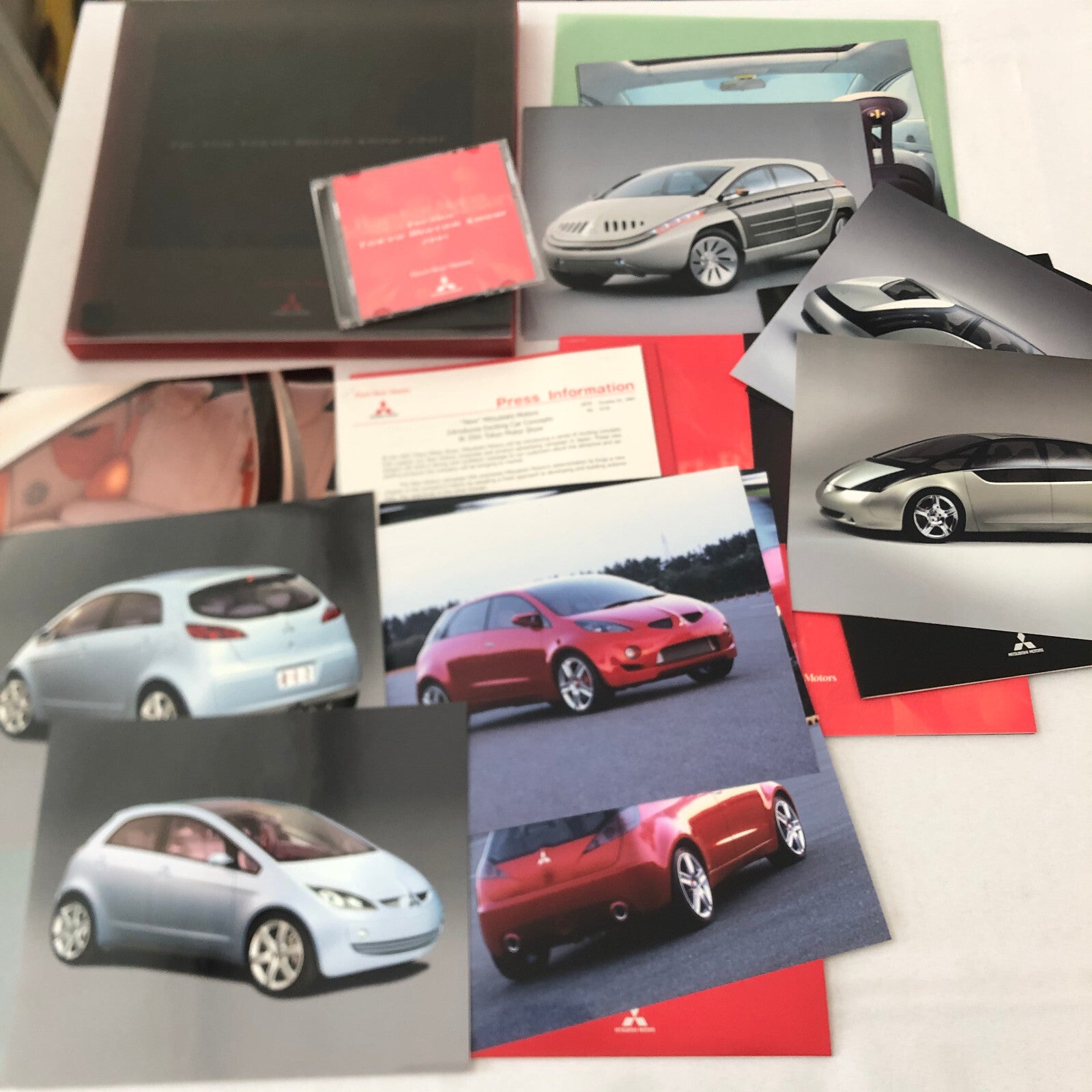 2001 Mitsubishi Concept Car Prototype Press Kit Tokyo Motor Show JDM CZ-3 SUP +
