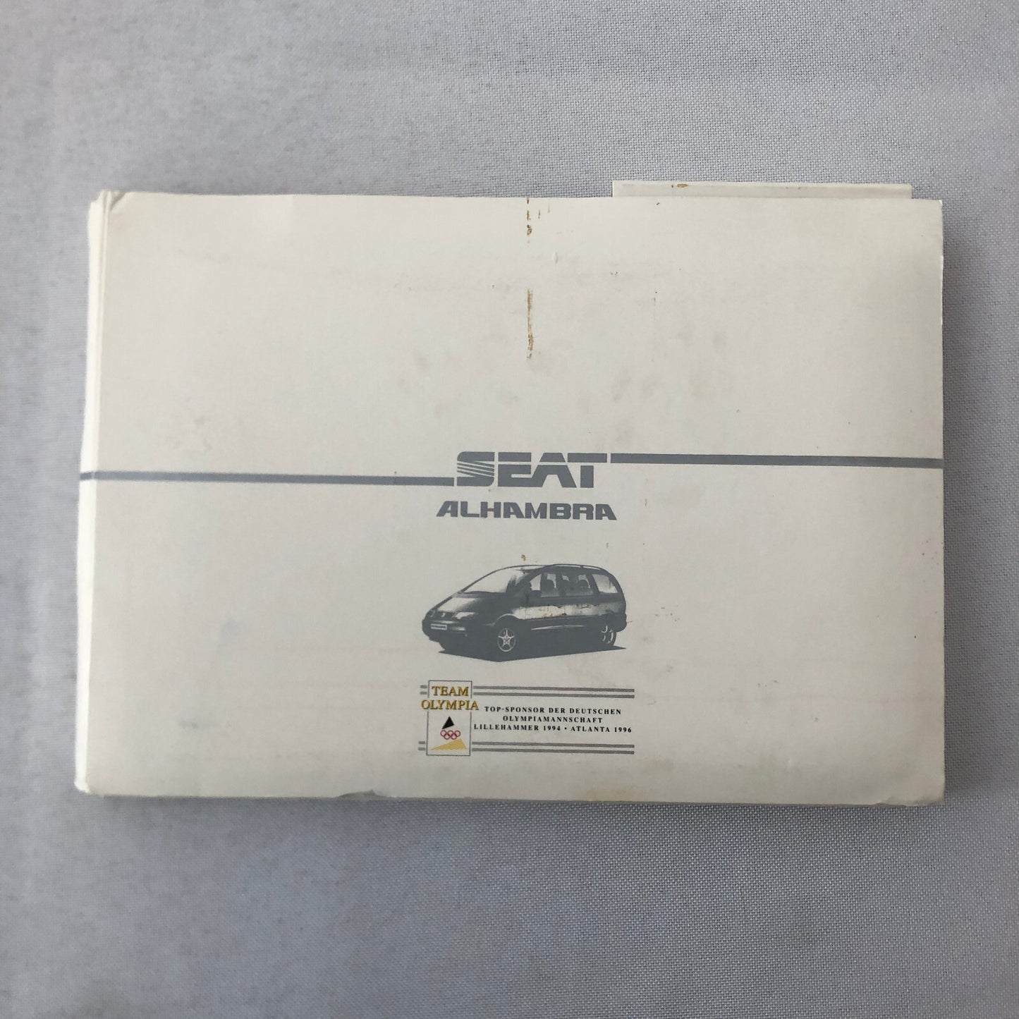 SEAT Alhambra Van Press Kit Brochure Factory Photos 1996