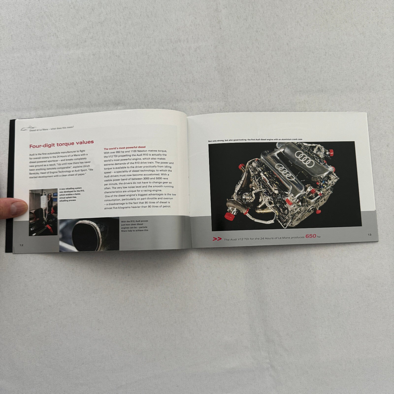 Audi R10 LeMans Racing Media Information Brochure 24 Hours of Le Mans