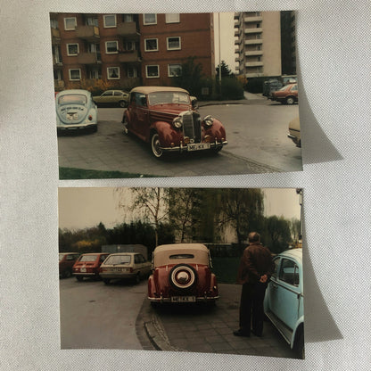 Vintage Car Photo Photograph Lot of 13 - Antique Mercedes Benz in Germany Etc 