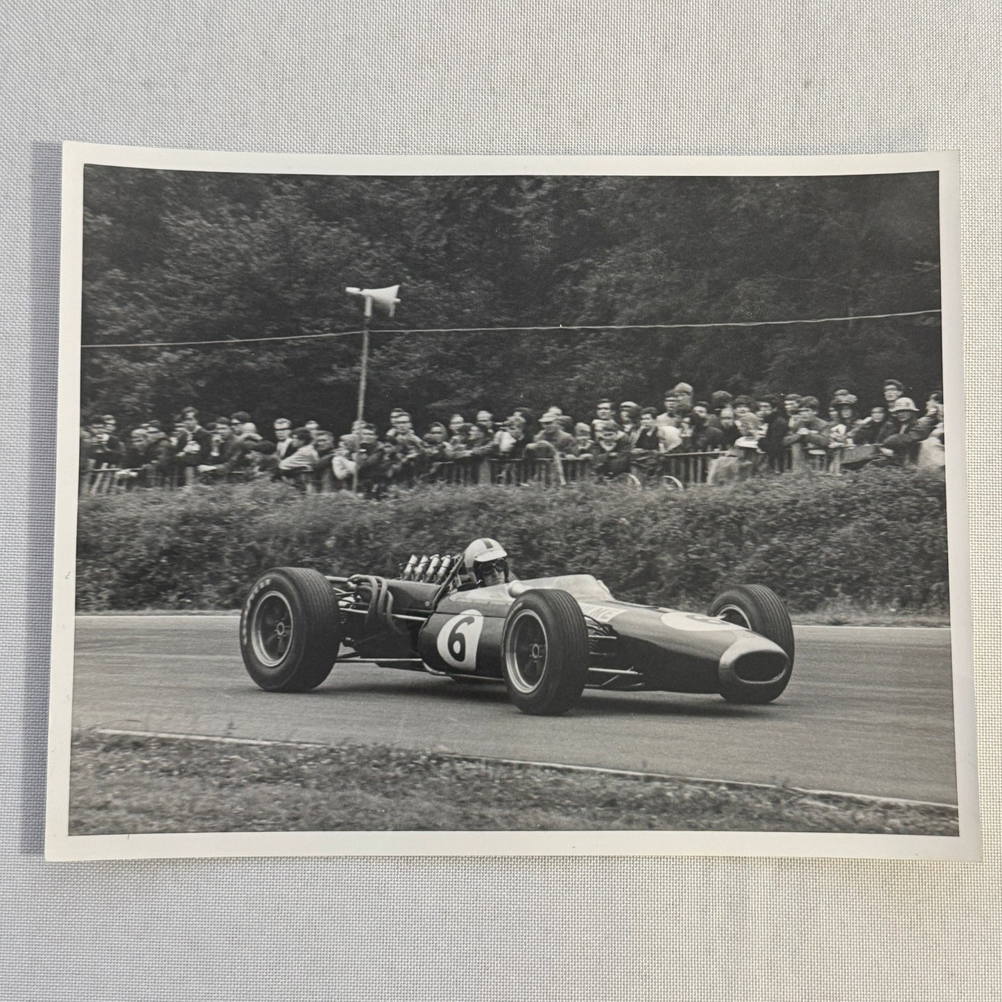 Vintage Racing Photo Photograph Denny Hulme Brands Hatch Grand Prix 1966 Brabham