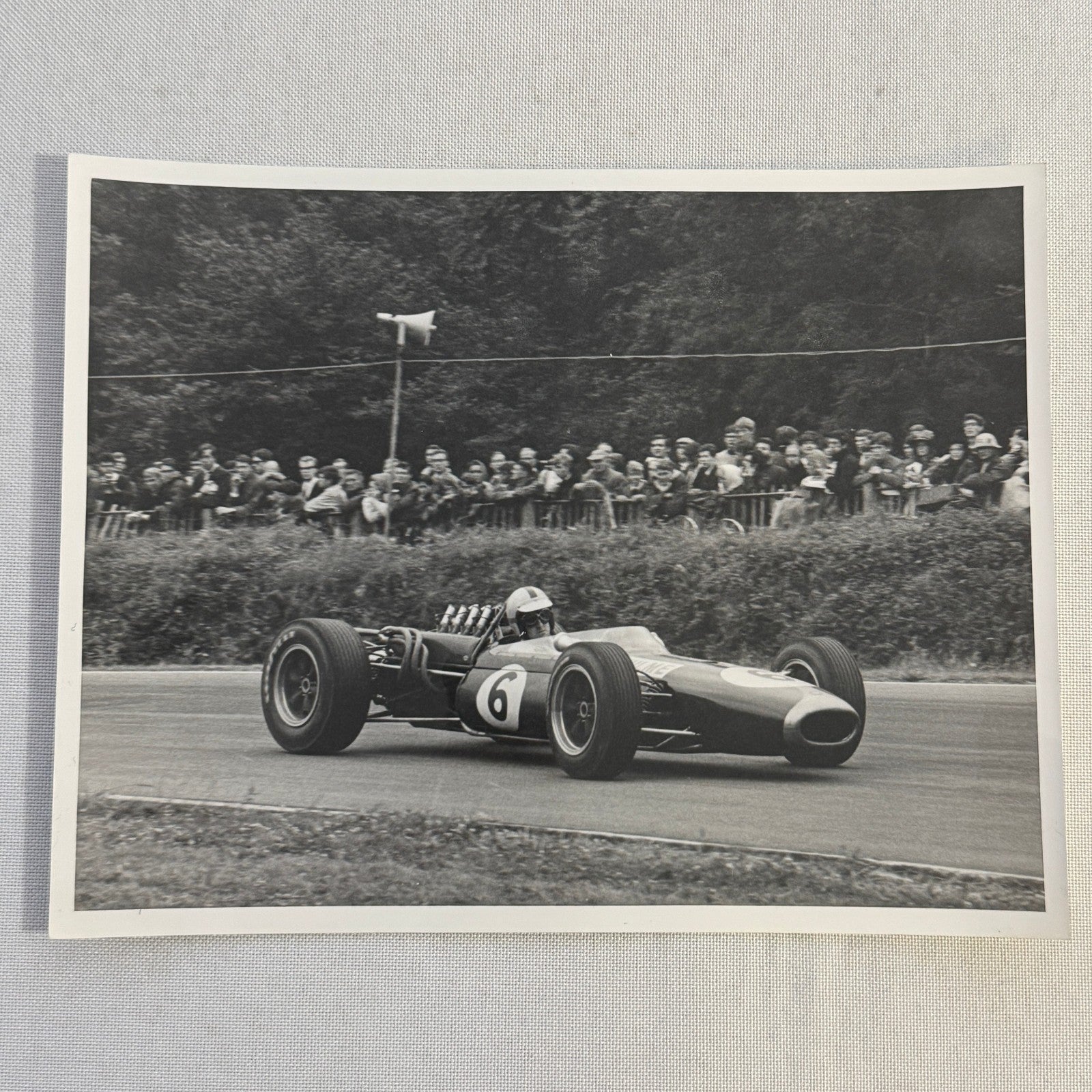 Vintage Racing Photo Photograph Denny Hulme Brands Hatch Grand Prix 1966 Brabham