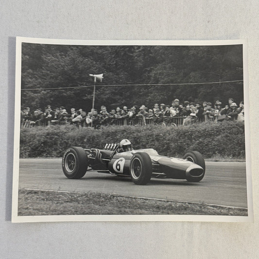 Vintage Racing Photo Photograph Denny Hulme Brands Hatch Grand Prix 1966 Brabham