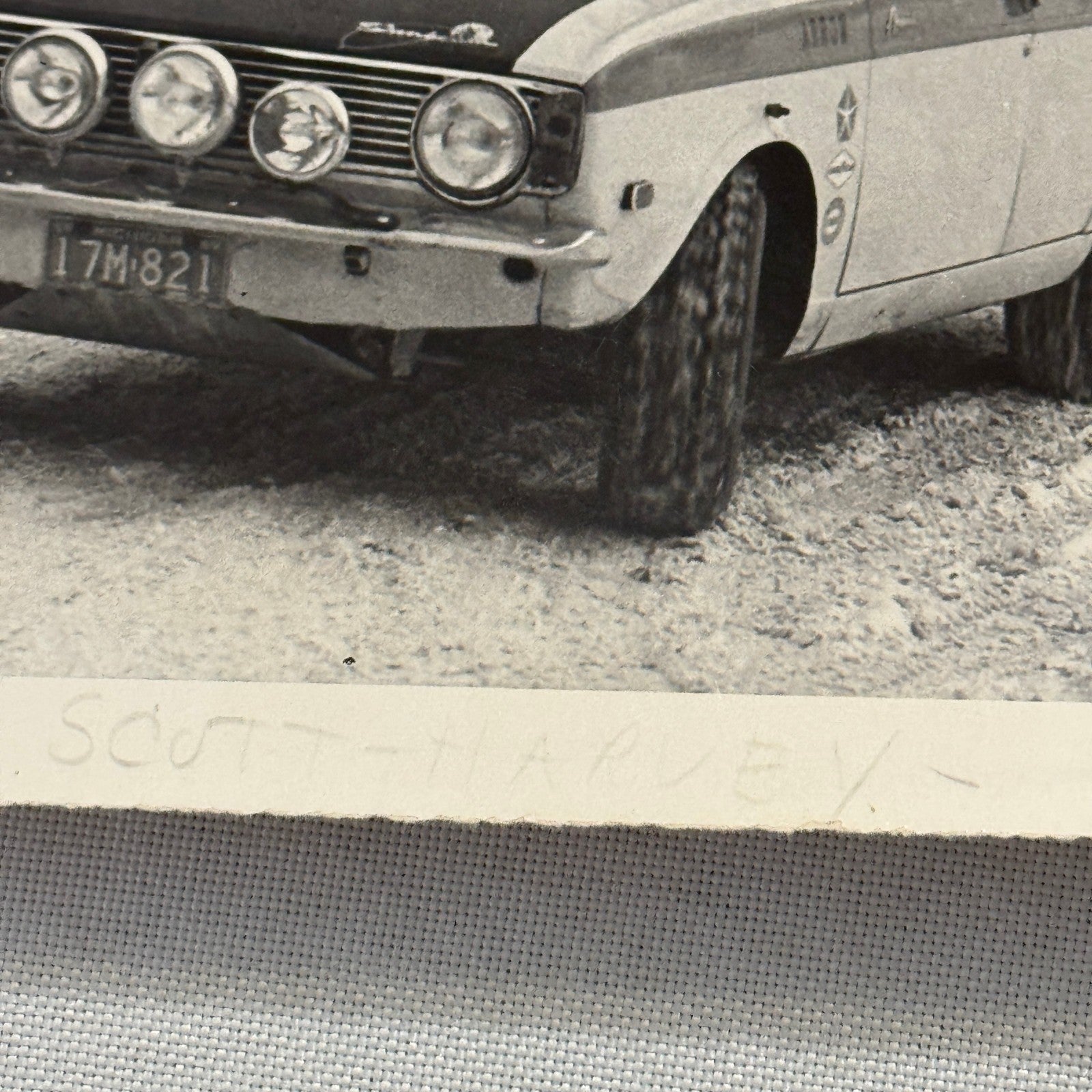 Vintage Rally Racing Photograph Rally Car Automobile