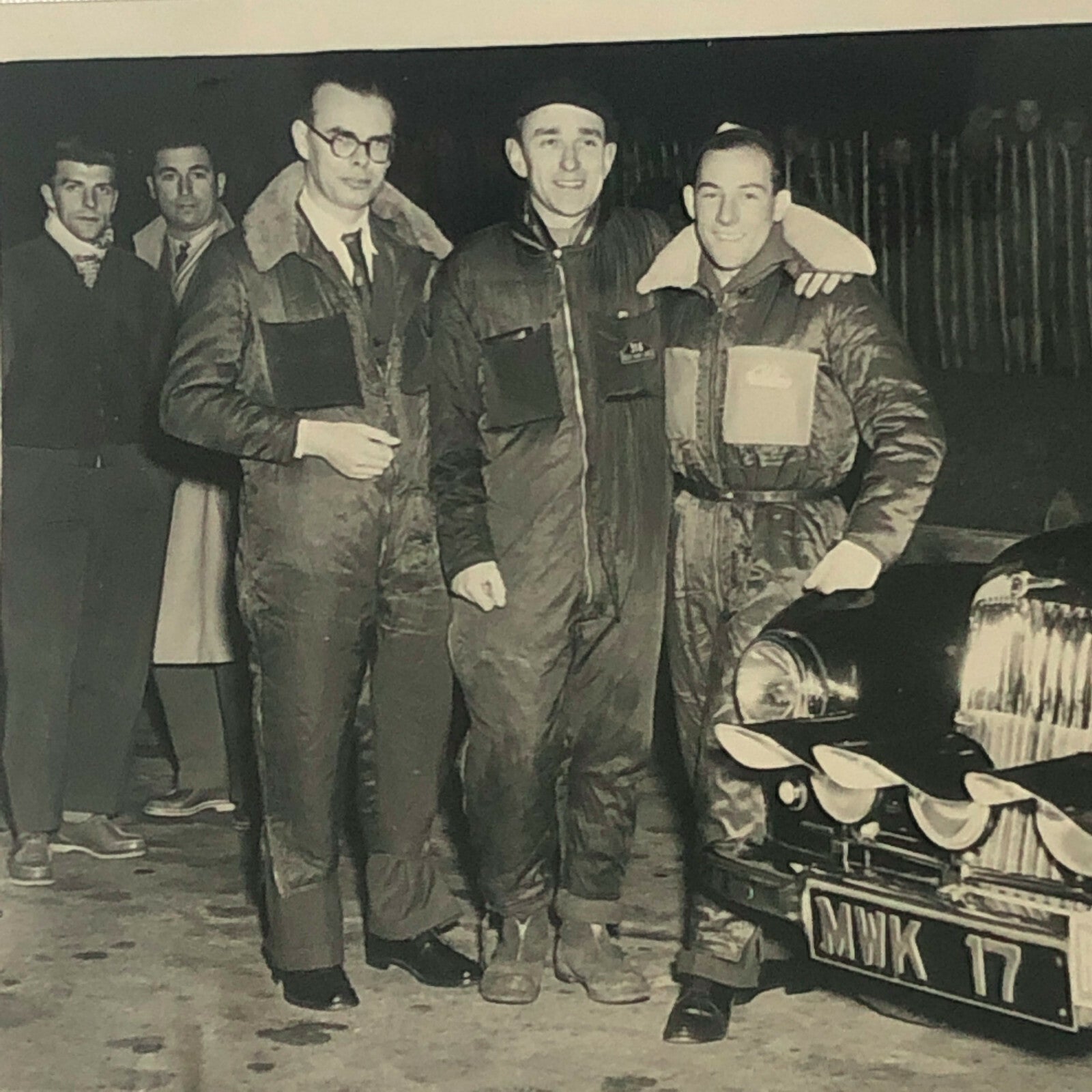 Vintage Monte Carlo Rally Photo Photograph Stirling Moss Sunbeam Talbot 90 1953