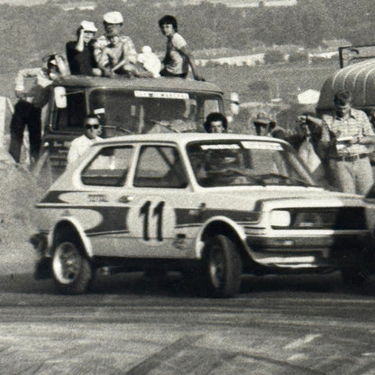 Vintage Rally Racing Photo Photograph Print DPPI Fiat 127 Cars