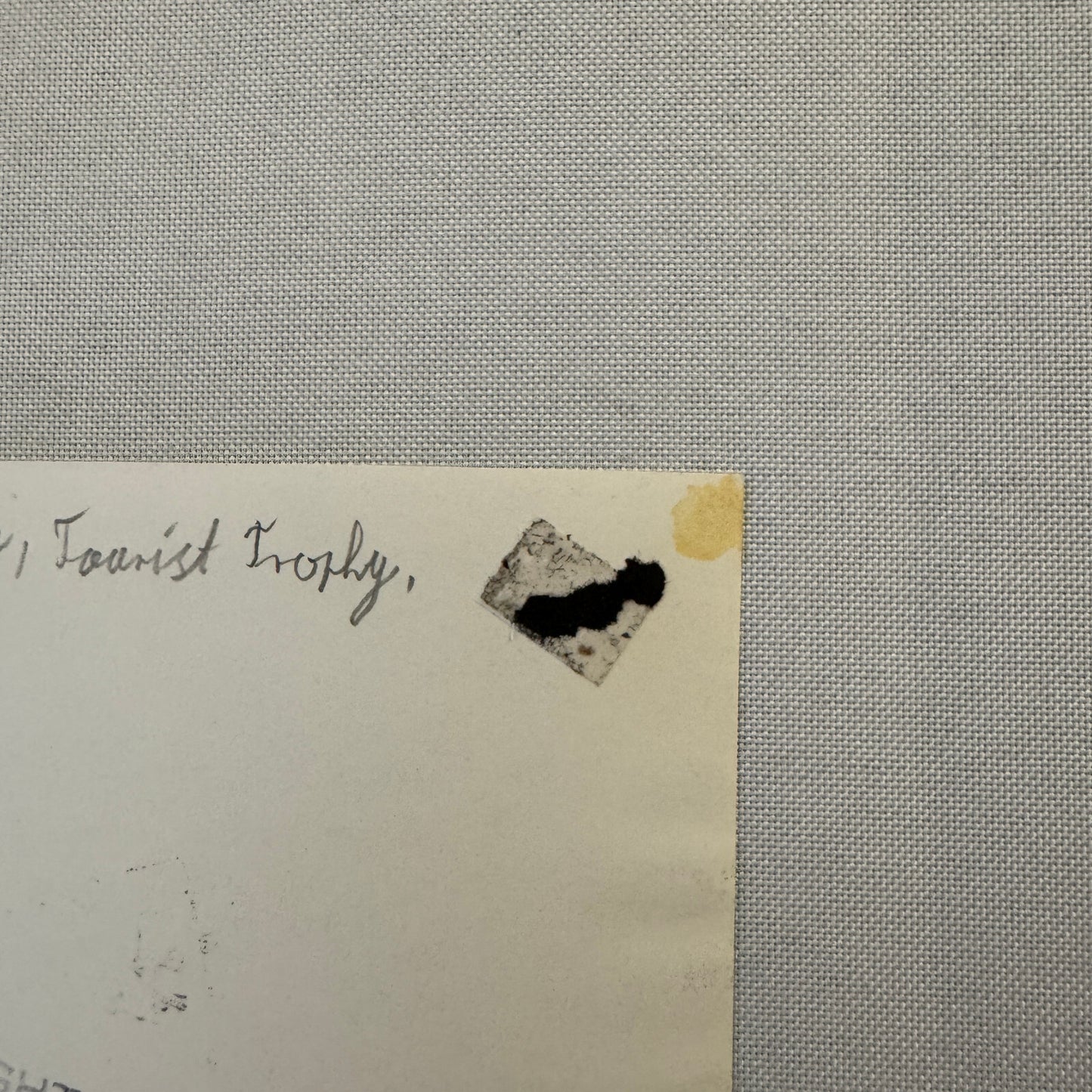 Bugatti Car at 1922 Tourist Trophy TT Race Racing Photo Photograph Vintage