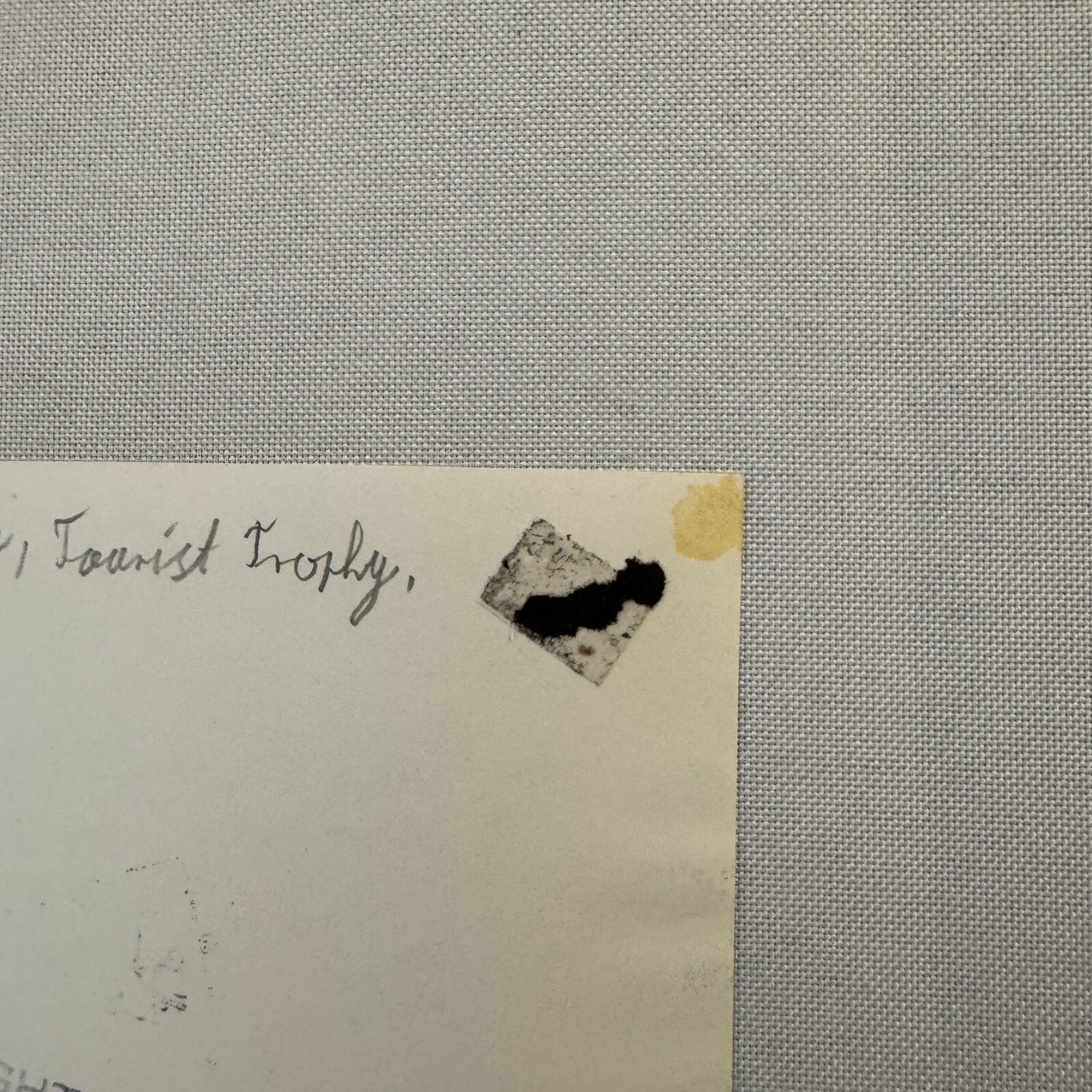 Bugatti Car at 1922 Tourist Trophy TT Race Racing Photo Photograph Vintage