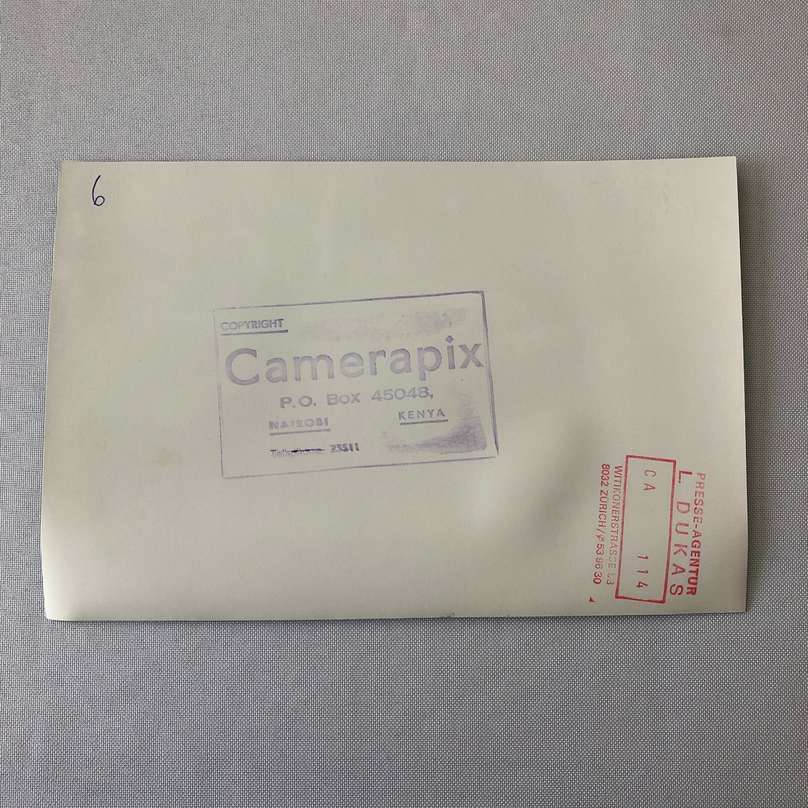 Vintage Rally Racing Photo Photograph 1974 East African Safari Car  