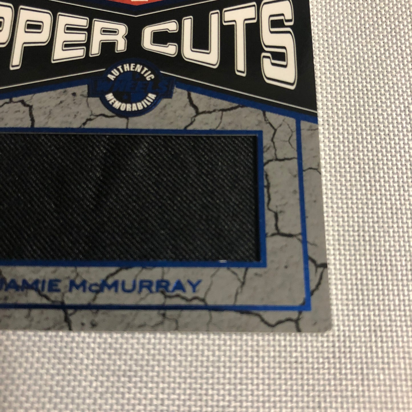 2010 Wheels Uppercuts Jamie McMurray Race Used Firesuit Relic Card /75 NASCAR