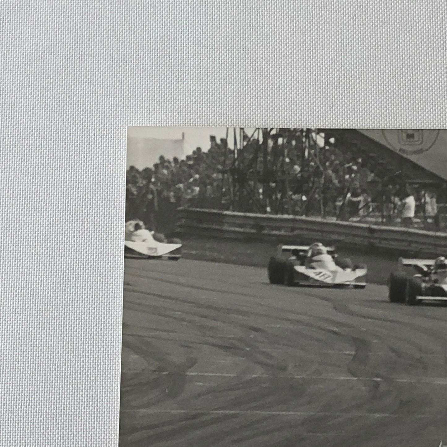 Vintage 1976 Formula 2 F2 Thruxton Grand Prix Racing Photo Photograph Cars 