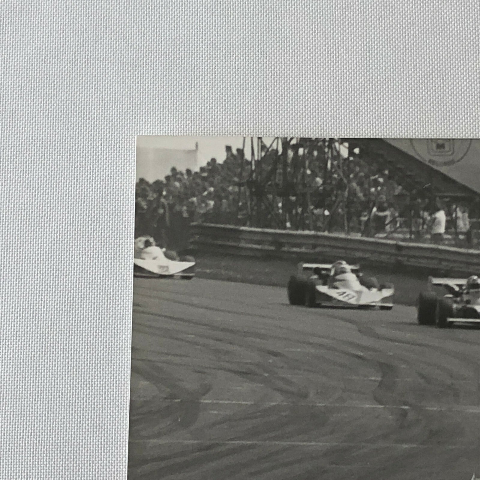 Vintage 1976 Formula 2 F2 Thruxton Grand Prix Racing Photo Photograph Cars 