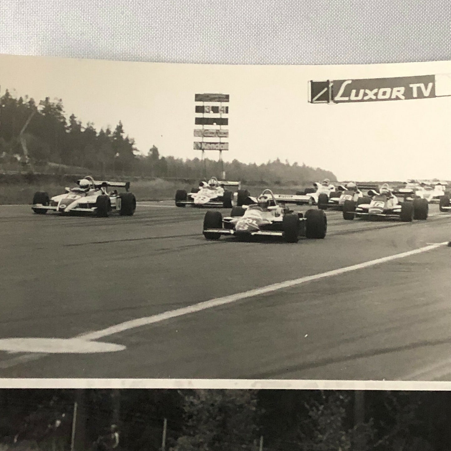 1981 Honda Formula 2 Racing Press Photo Photograph Mantorp Park Sweden 