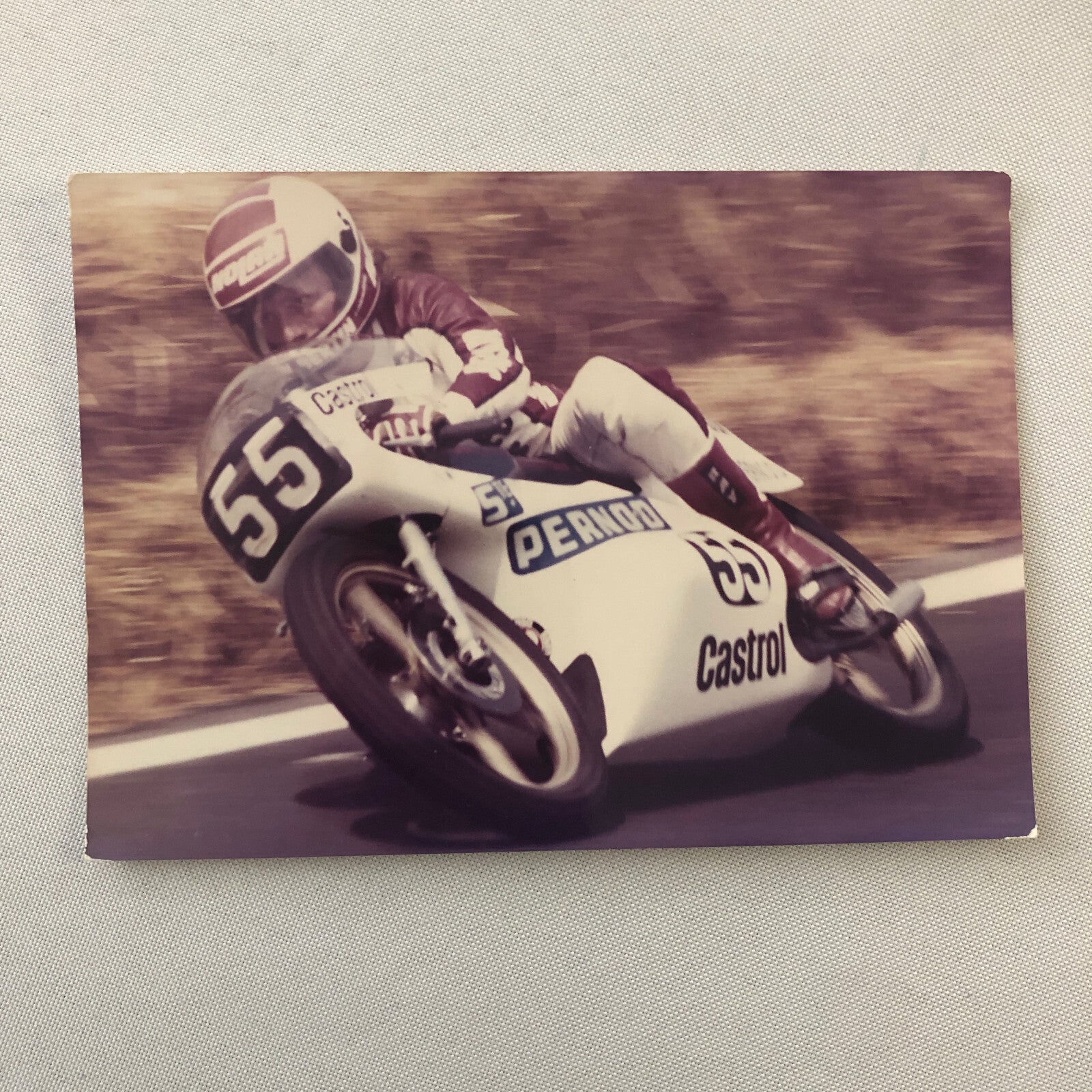 Vintage Motorcycle Racing Photo Photograph Print Germany