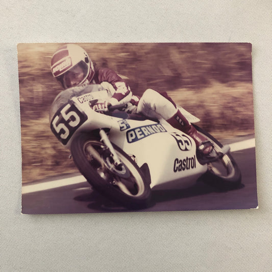 Vintage Motorcycle Racing Photo Photograph Print Germany