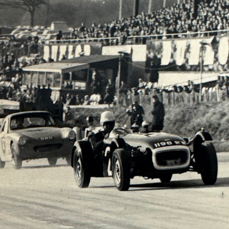 Vintage Racing Photo Photograph Print Motorsport Austin Healey and Other Cars