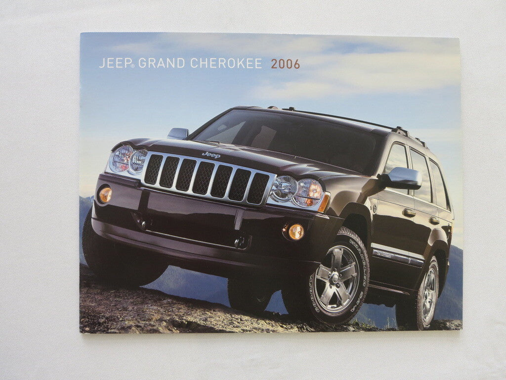 2006 Jeep Grand Cherokee Sales Brochure Laredo Limited Overland SRT8