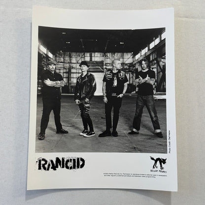 Rancid Music Publicity Press Photo Photograph Band Punk Rock Band 2003