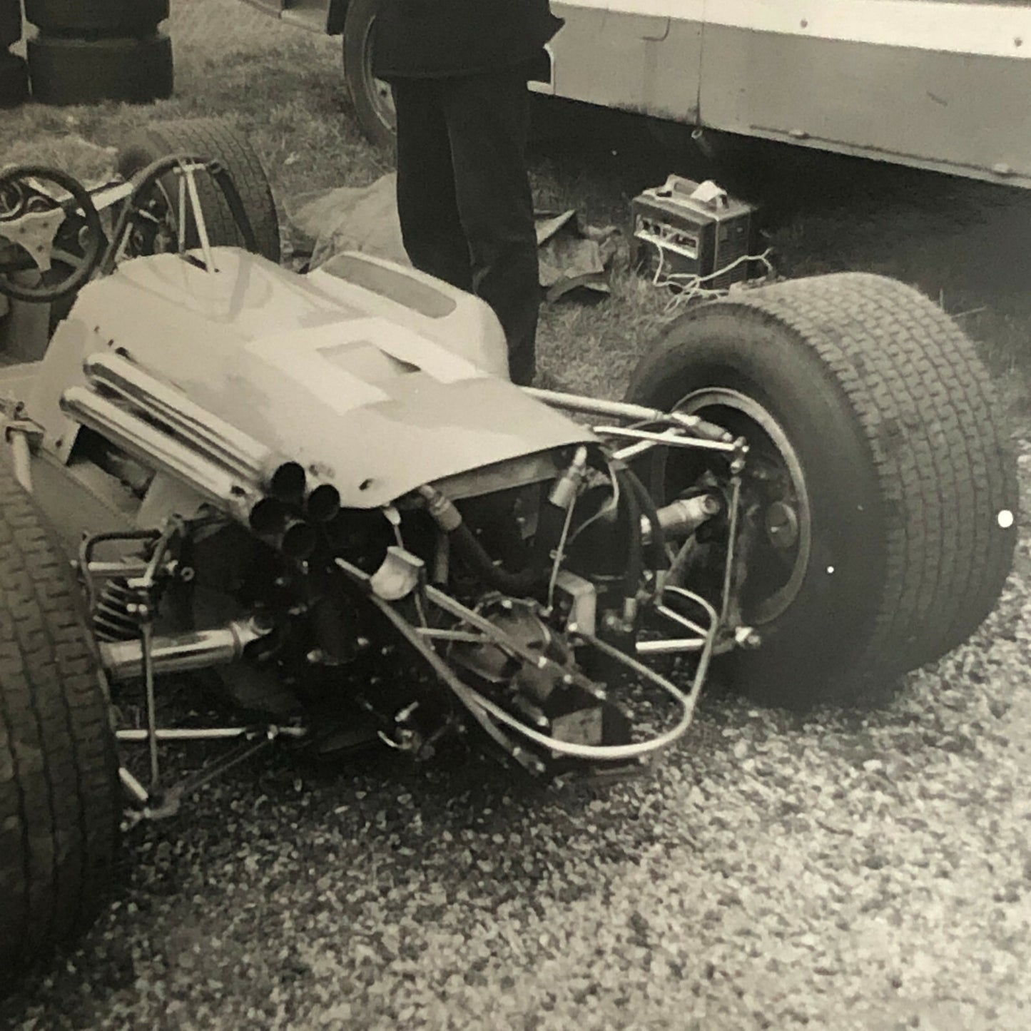 Vintage Grand Prix Racing Car Photo Photograph Print 