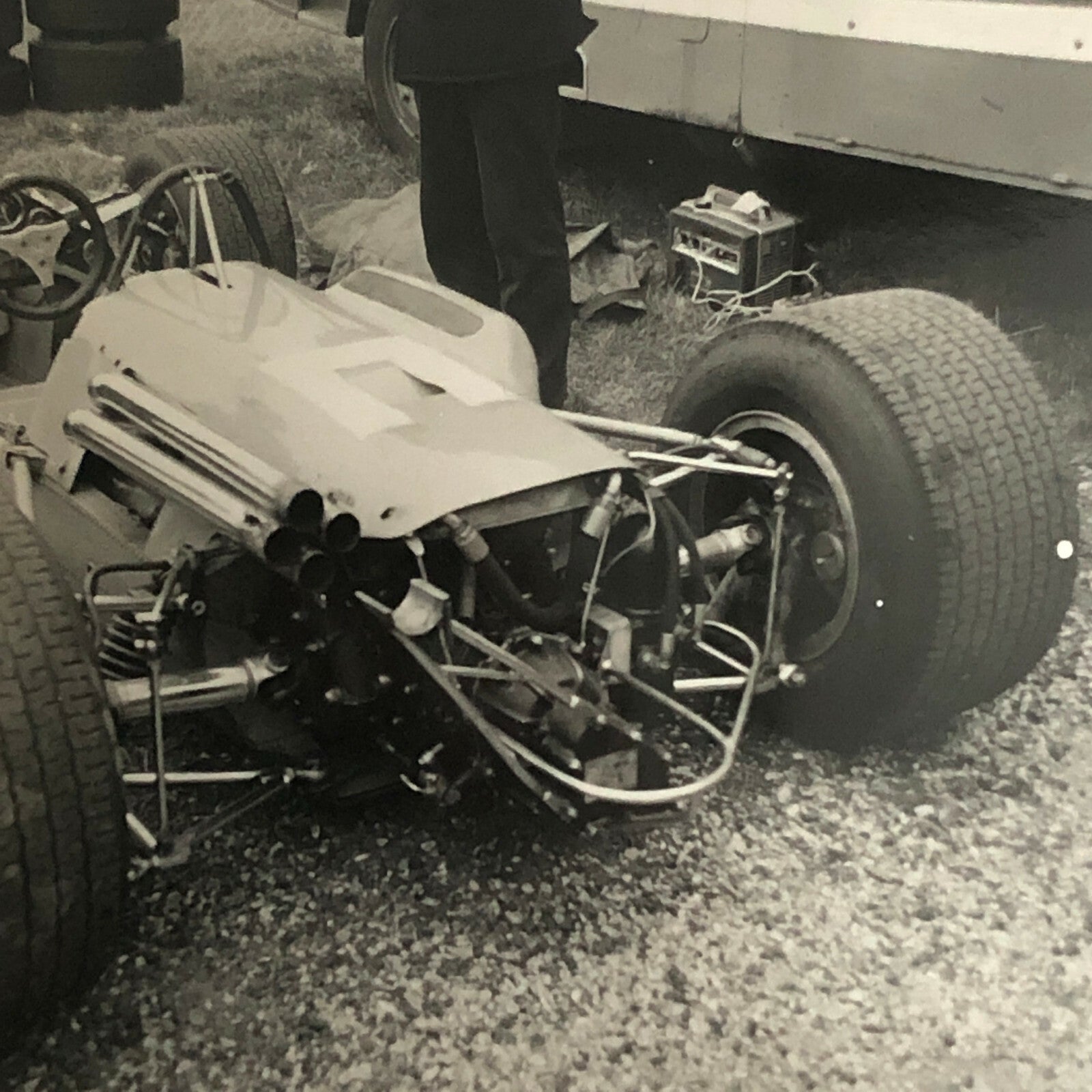 Vintage Grand Prix Racing Car Photo Photograph Print 