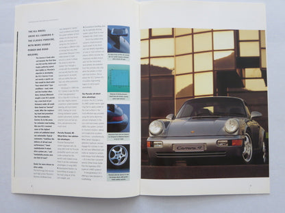 1992 Porsche Sales Brochure Catalog 928GTS 911 Carrera 2 4 Turbo 968 