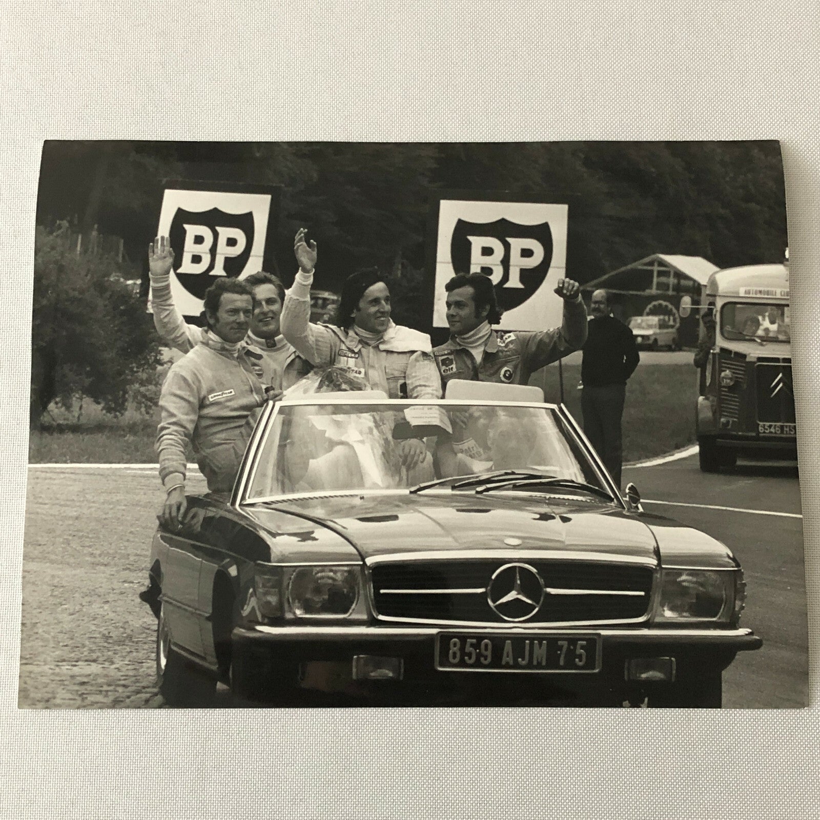Vintage 1975 Formula 2 F2 Racing Photo Photograph Rouen Grand Prix Drivers 