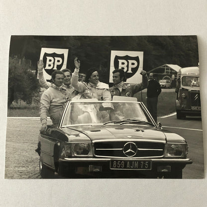 Vintage 1975 Formula 2 F2 Racing Photo Photograph Rouen Grand Prix Drivers 