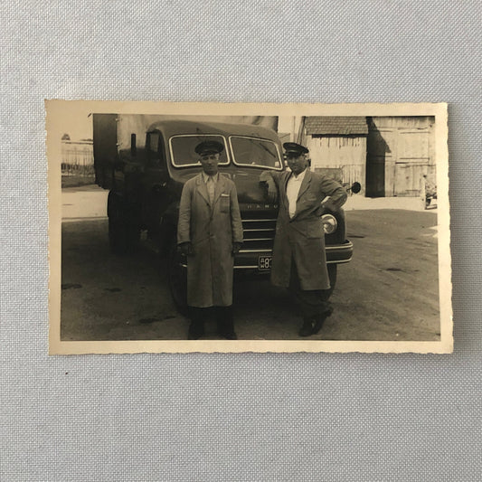Vintage Hanomag Truck Photo Photograph Print Germany 