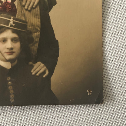 Circus Performer Clown Real Photo Postcard Post Card RPPC Vintage Les Ritchie