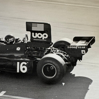 James Hunt Racing Photo UOP Car Vintage Motorsport Photograph Print