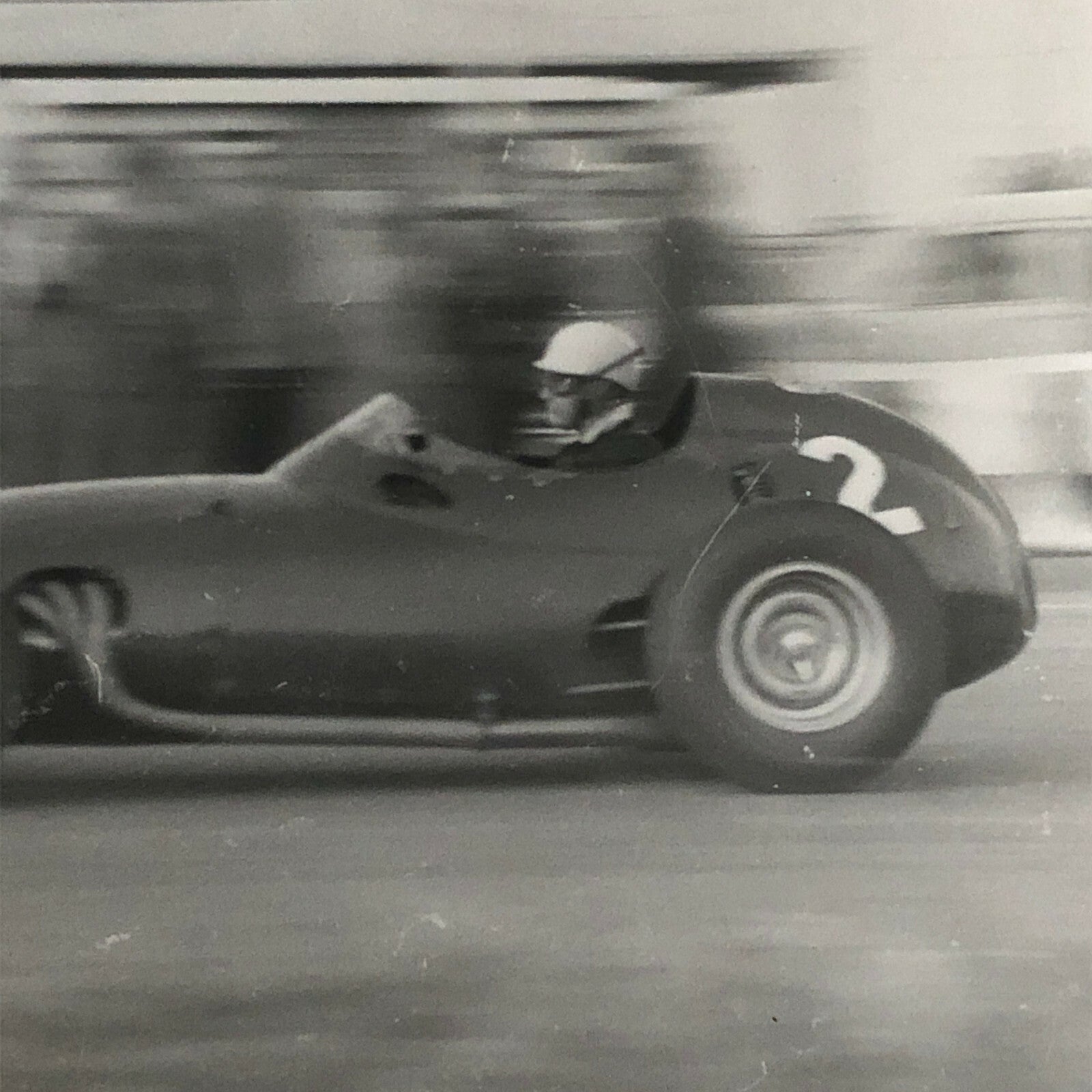 Vintage Racing Car Driver Photo Photograph Print 