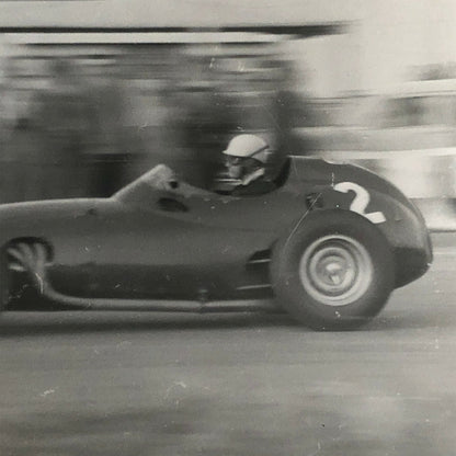 Vintage Racing Car Driver Photo Photograph Print 