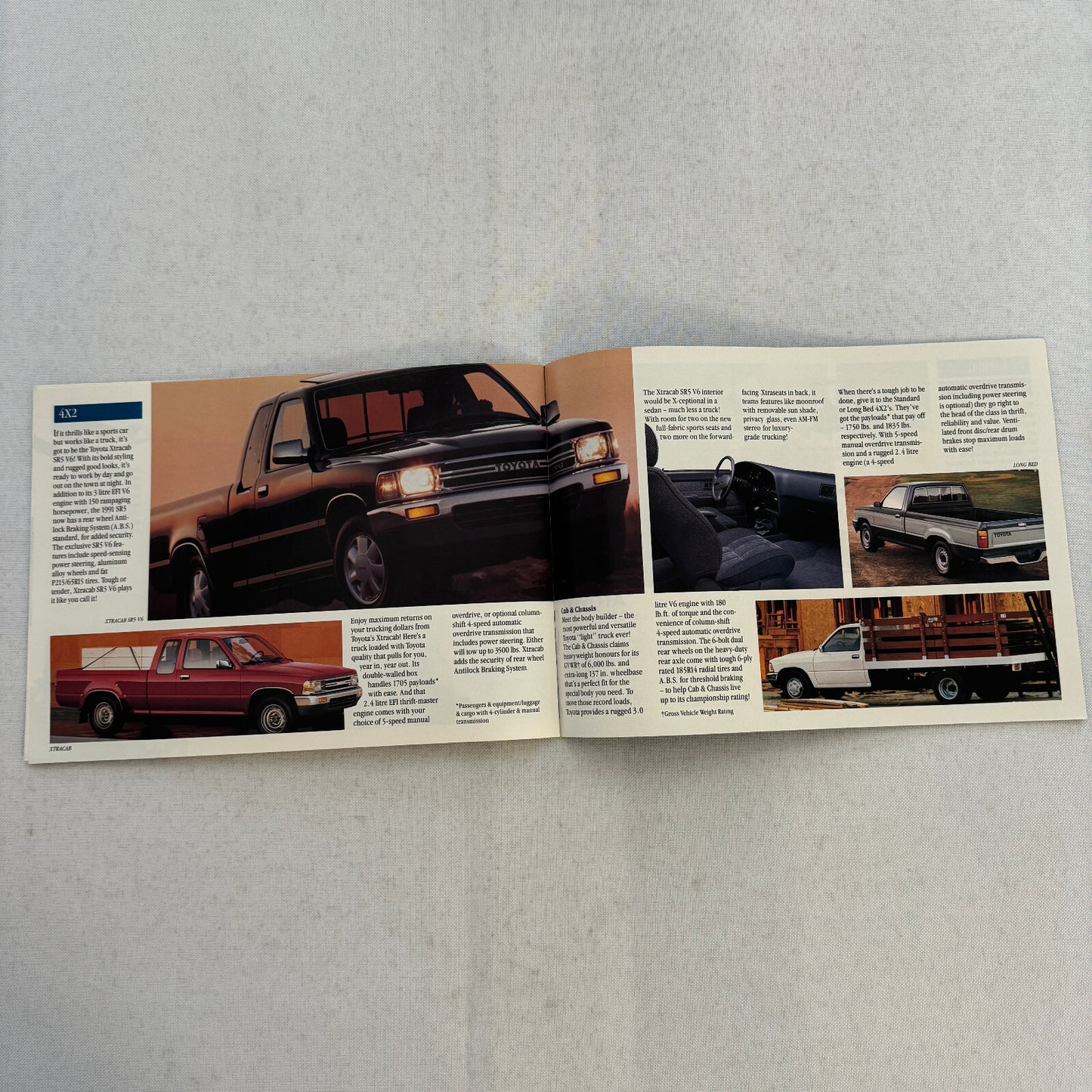 1991 Toyota Sales Brochure Catalog Supra Cressida 4Runner Previa Celica MR2 +
