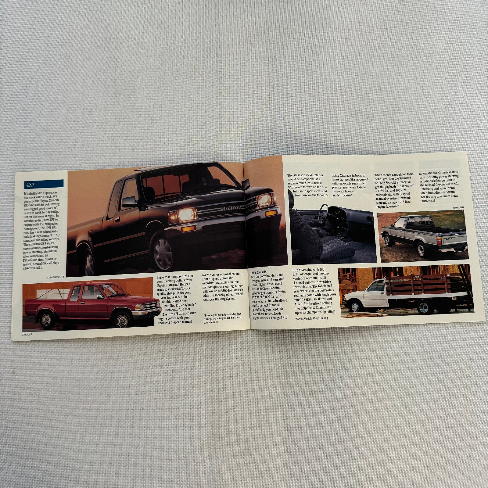 1991 Toyota Sales Brochure Catalog Supra Cressida 4Runner Previa Celica MR2 +