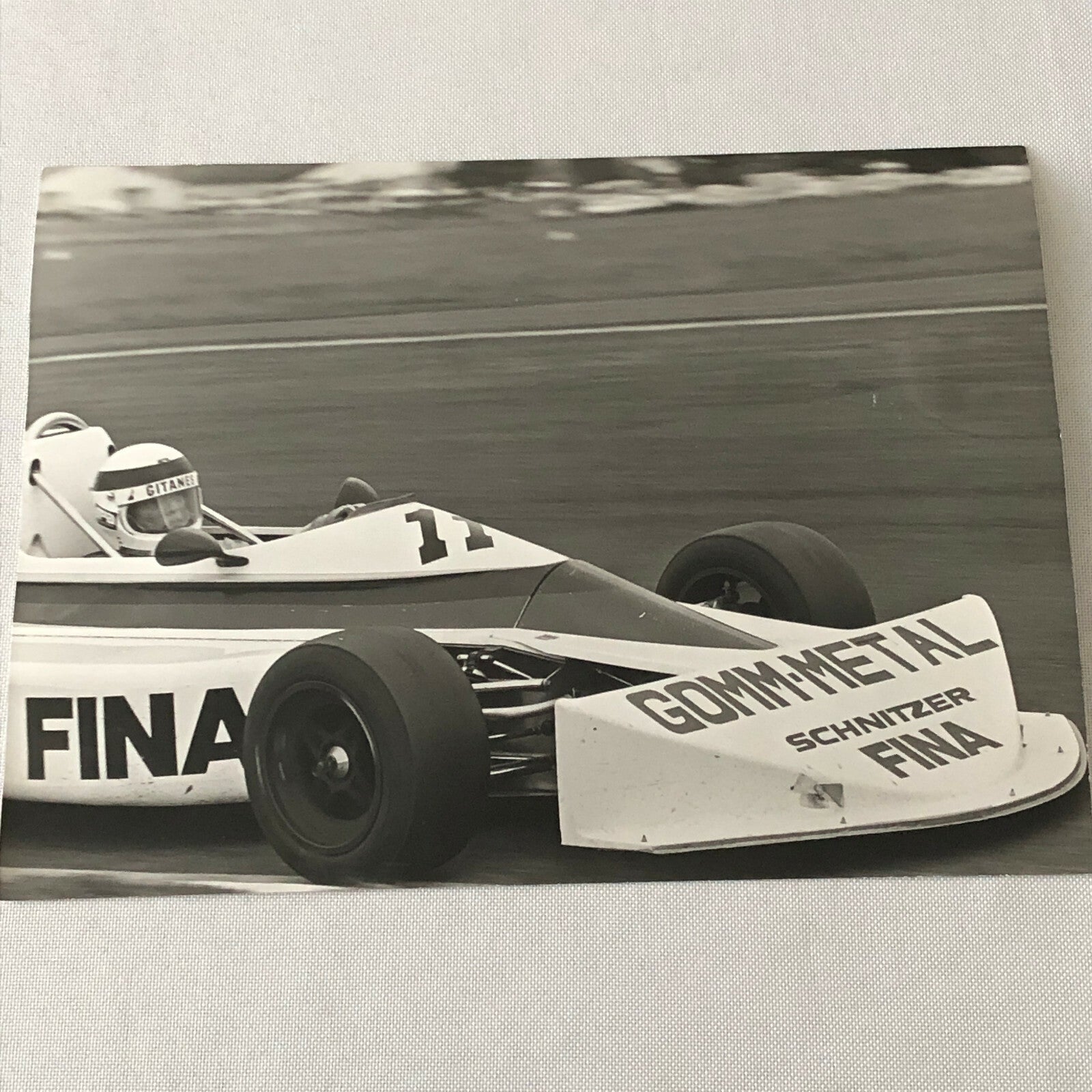 Vintage 1975 Formula 2 F2 Racing Photo Photograph Nogaro Grand Prix Jaussaud