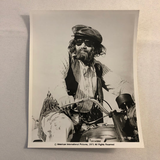 1971 Biker Motorcycle Rider Bike Press Photo Photograph Movie ?