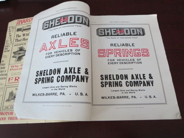 1921 Vehicle Monthly Magazine Klaxon Custom Car & Truck Bodies Paint Upholstery