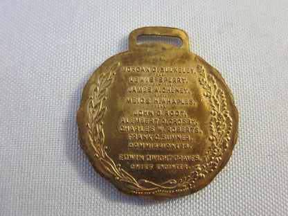 1908 Bulkeley Bridge Hartford County Connecticut Commemerative Medal Badge 