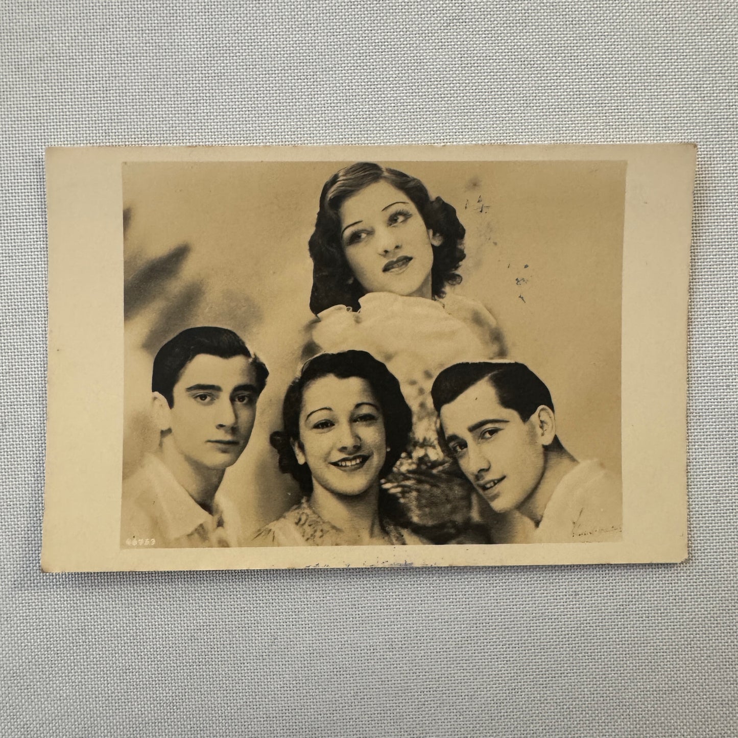 Circus Rollerskating Roller Skate Circus Act Photo Photograph Postcard Vintage